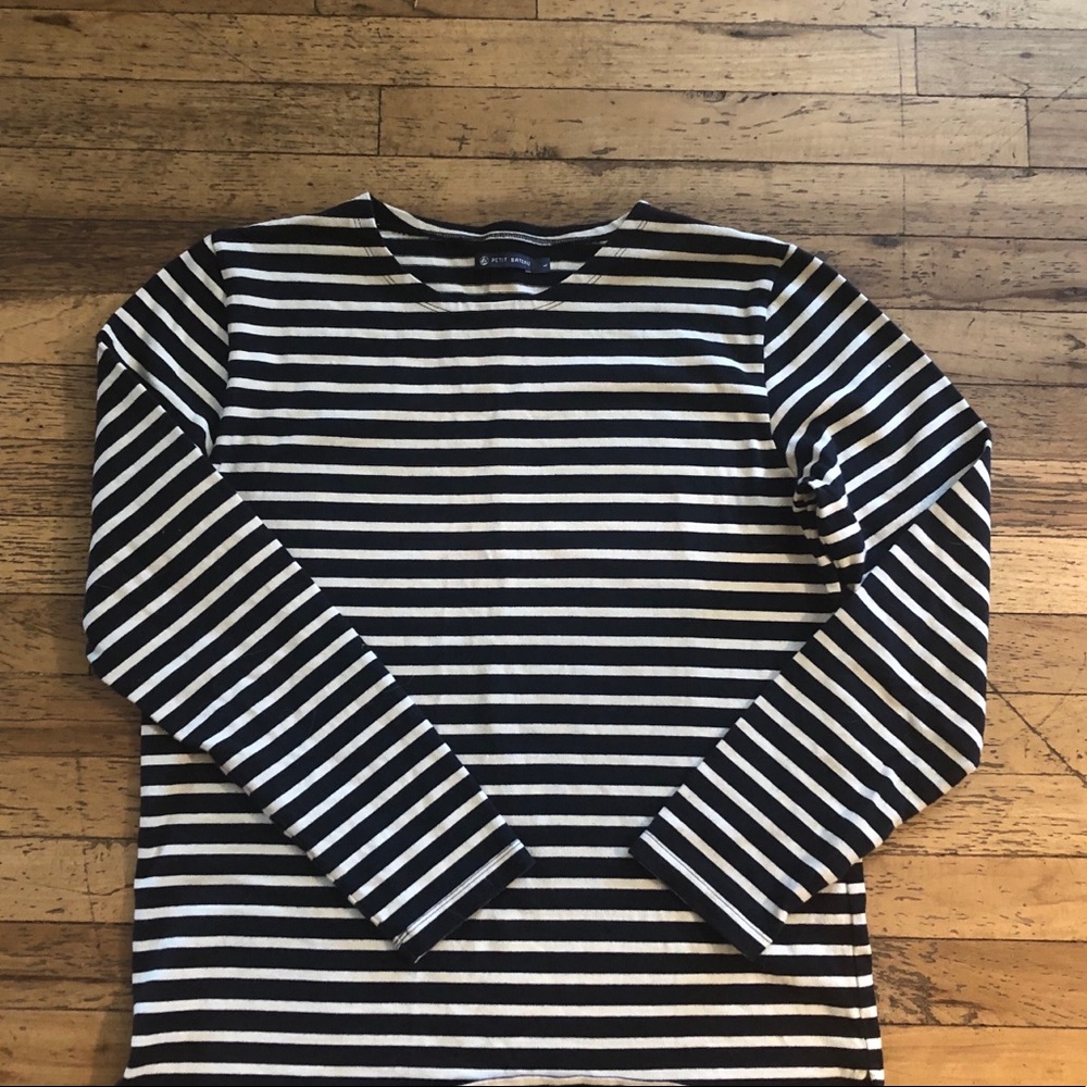 Petit Bateau striped shirt.